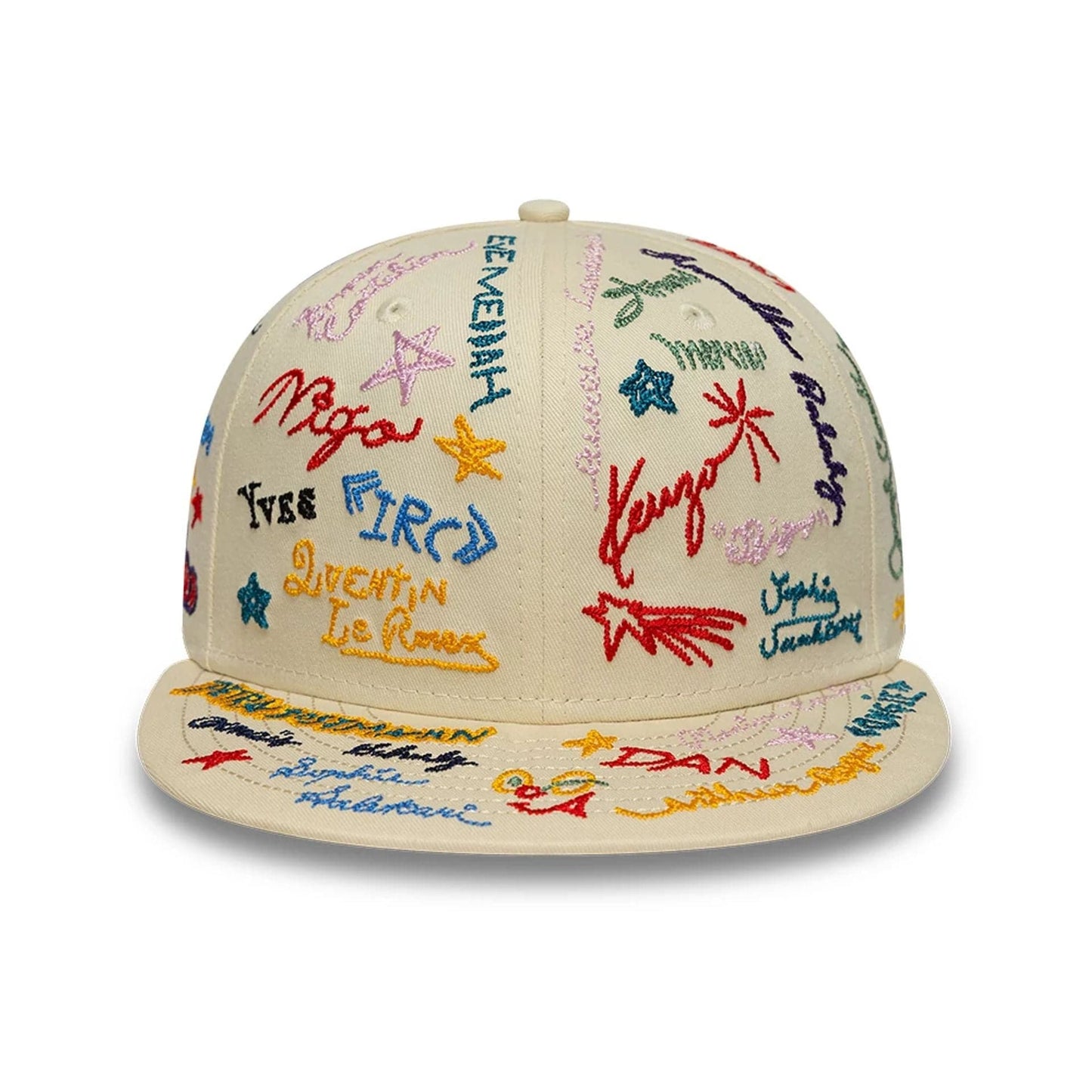 This is a New Era x Kenzo Light Beige 59FIFTY Fitted Cap 2