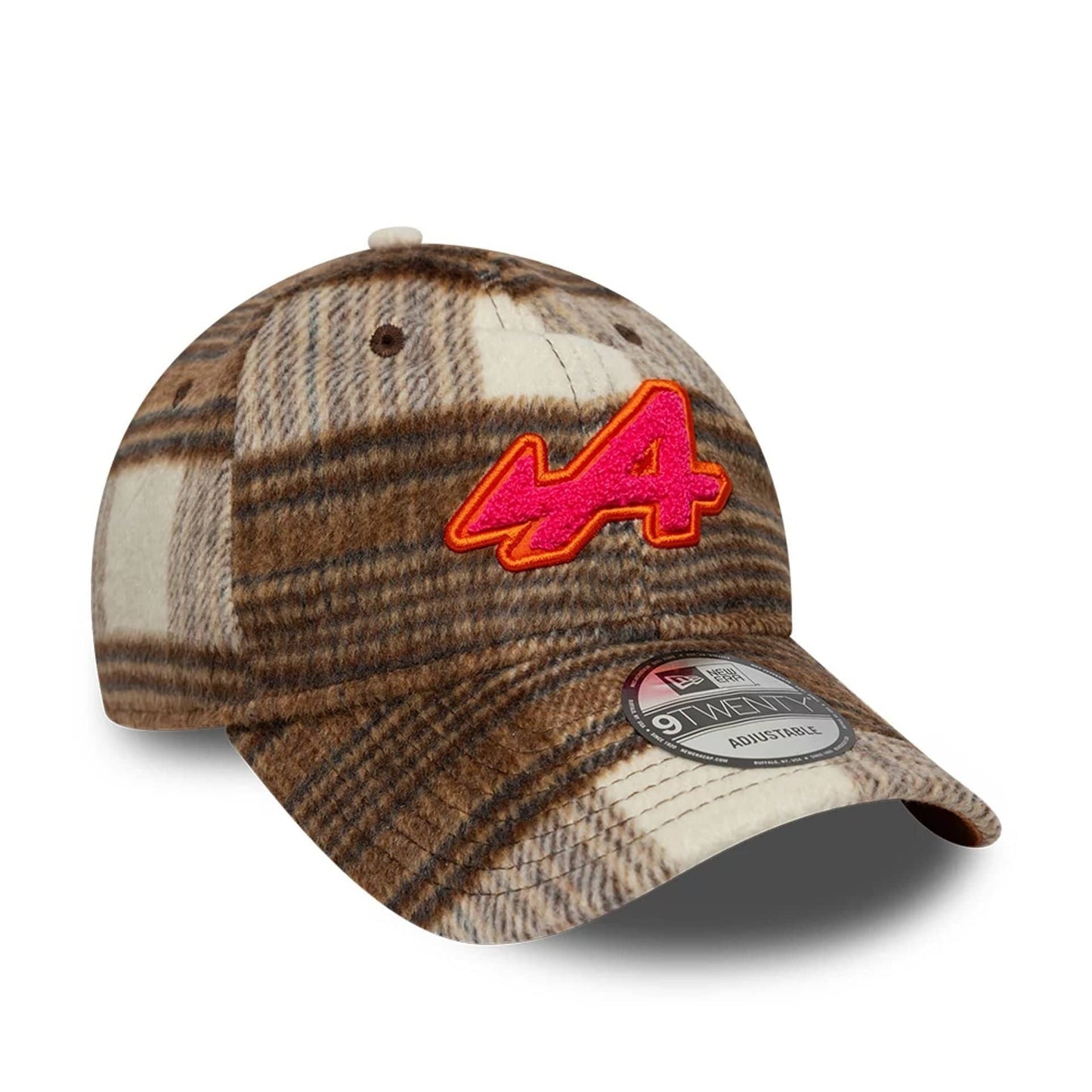 This is a Alpine Racing Plaid Beige 9TWENTY Adjustable Cap 4