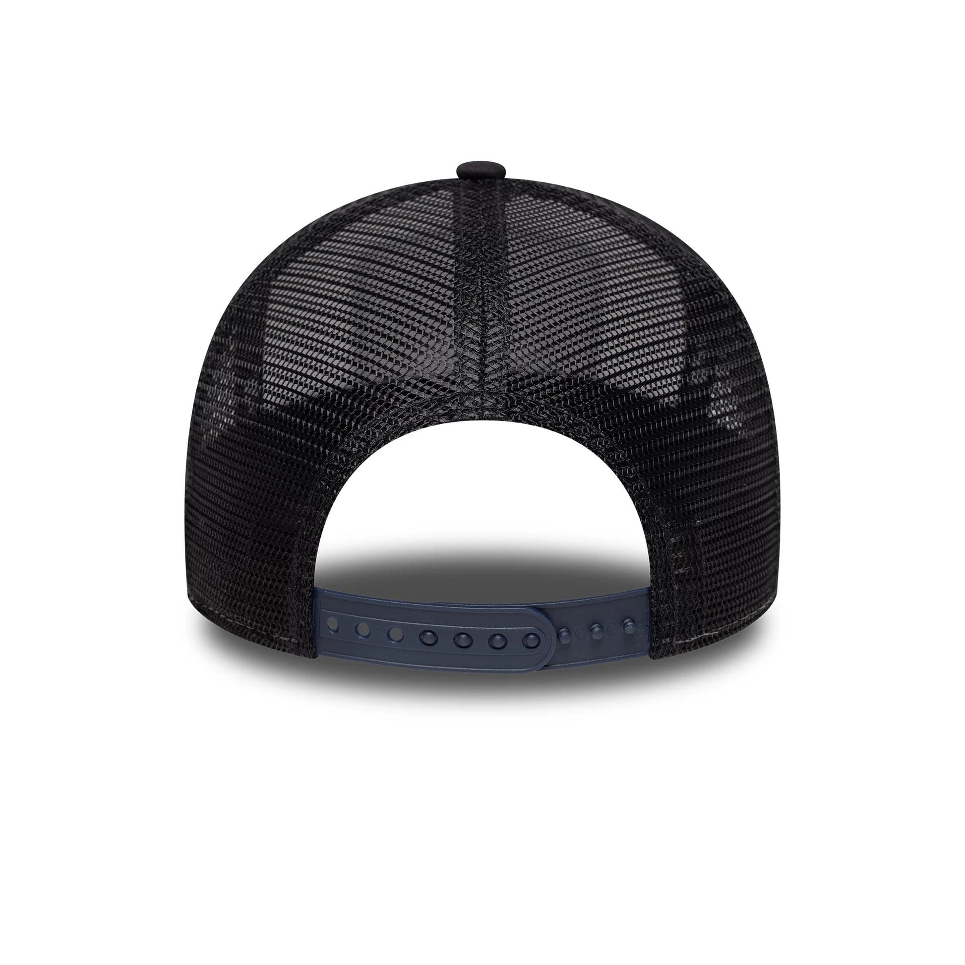 This is a New Era London Navy 9FORTY A-Frame Trucker Adjustable Cap 6