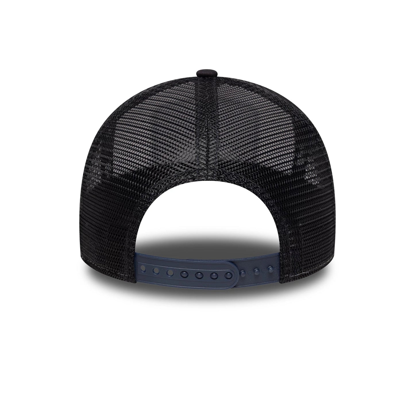 This is a New Era London Navy 9FORTY A-Frame Trucker Adjustable Cap 6