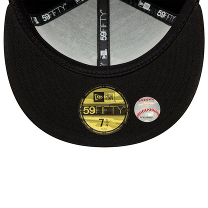 This is a New York Yankees MLB Zodiac Black 59FIFTY Fitted Cap 7