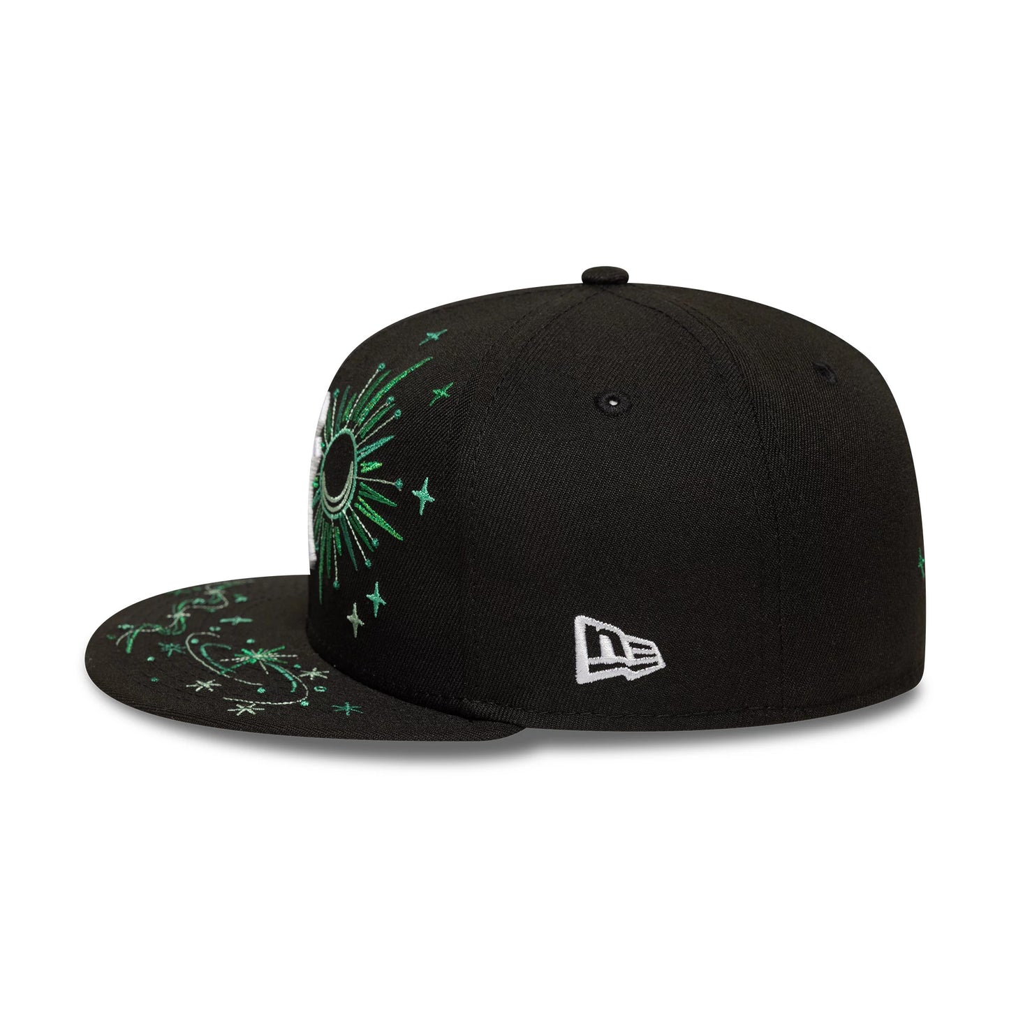 This is a New York Yankees MLB Zodiac Black 59FIFTY Fitted Cap 4