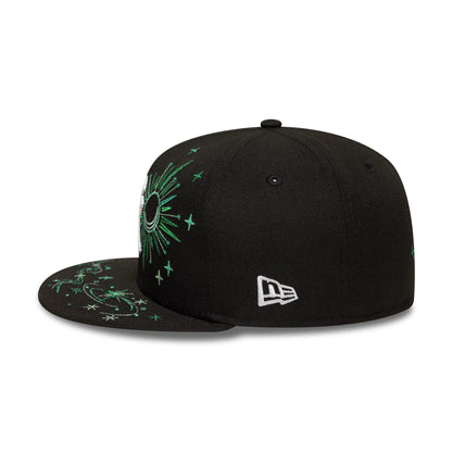 This is a New York Yankees MLB Zodiac Black 59FIFTY Fitted Cap 4