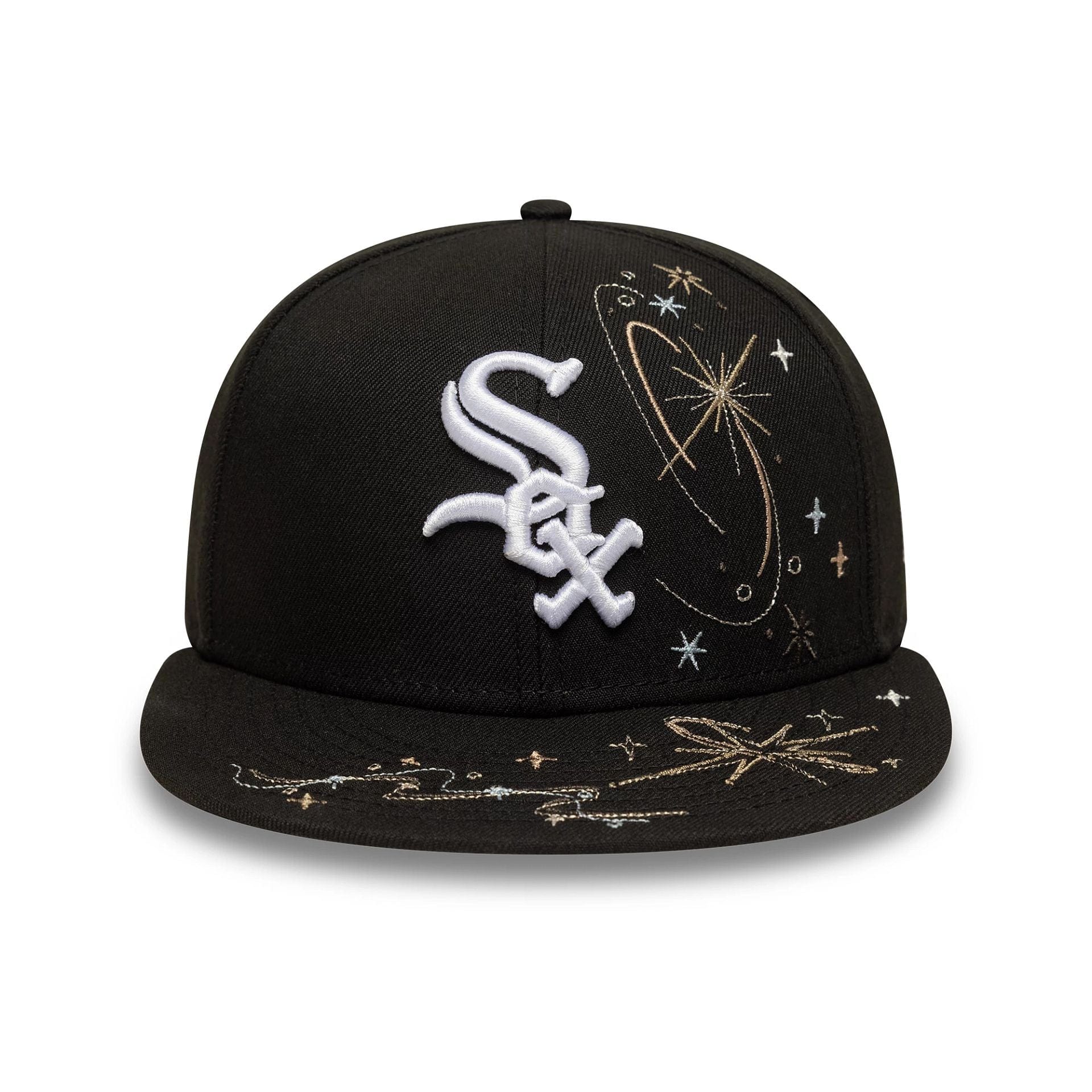 This is a Chicago White Sox MLB Zodiac Black 59FIFTY Fitted Cap 2