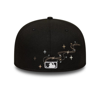 This is a Chicago White Sox MLB Zodiac Black 59FIFTY Fitted Cap 6