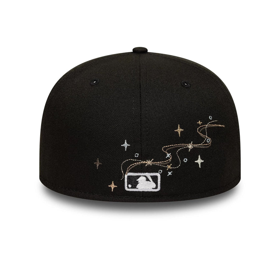 This is a Chicago White Sox MLB Zodiac Black 59FIFTY Fitted Cap 6