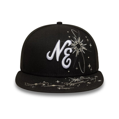 This is a New Era Zodiac Black 59FIFTY Fitted Cap 2