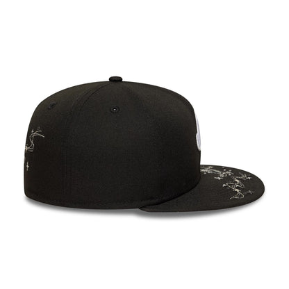 This is a New Era Zodiac Black 59FIFTY Fitted Cap 5