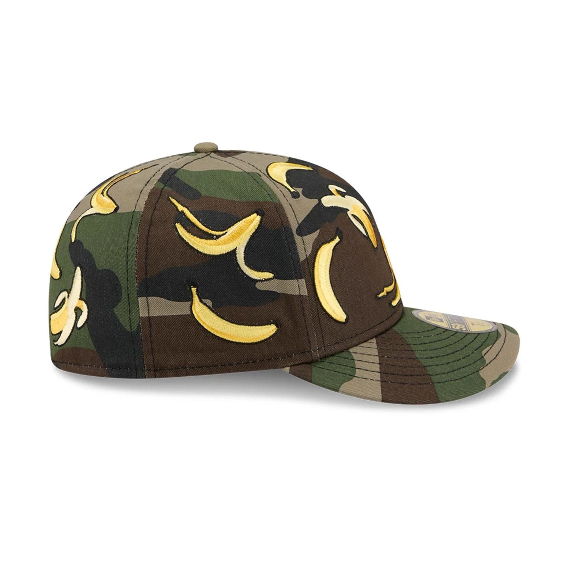 This is a New Era Bananas Camo 59FIFTY Fitted Cap 6