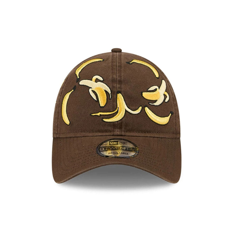 This is a New Era Bananas Dark Brown 9TWENTY Adjustable Cap 3