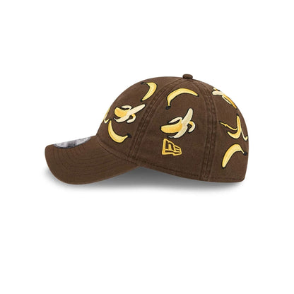 This is a New Era Bananas Dark Brown 9TWENTY Adjustable Cap 5