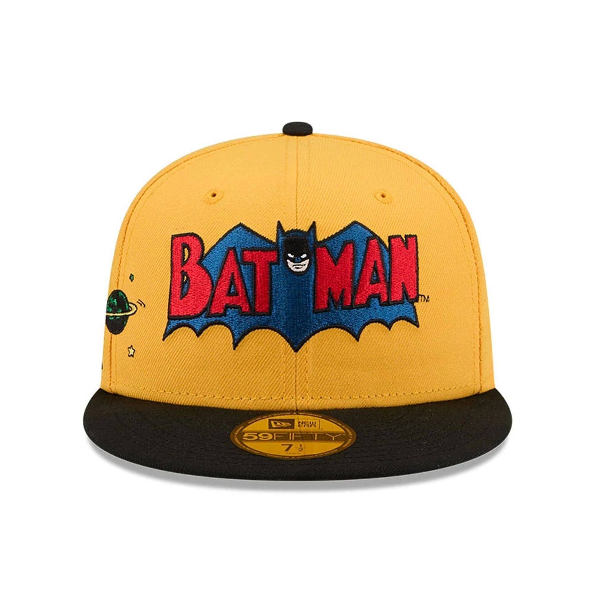 This is a Batman DC Dark Yellow 59FIFTY Fitted Cap 3