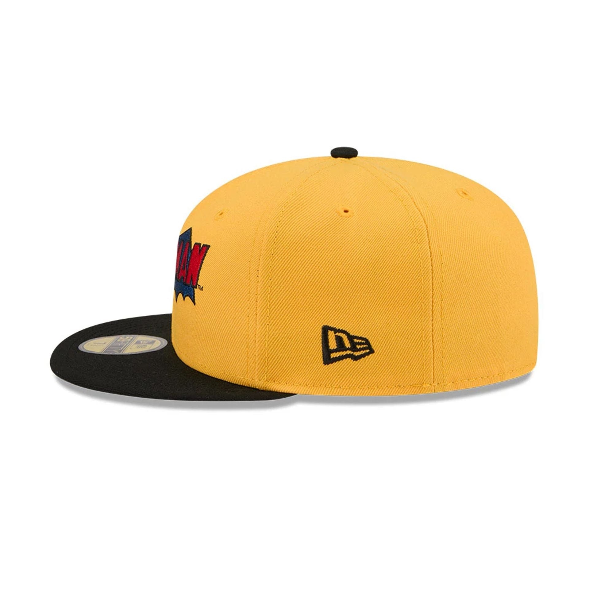 This is a Batman DC Dark Yellow 59FIFTY Fitted Cap 6
