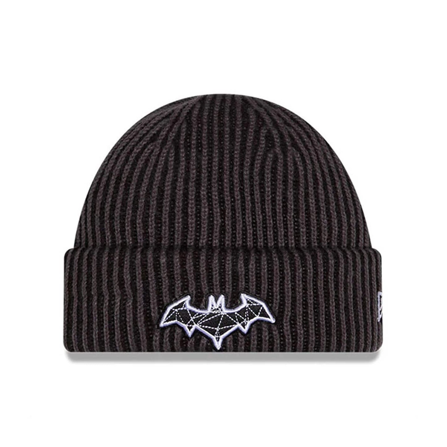 This is a Batman DC Black Cuff knit Beanie Hat 1