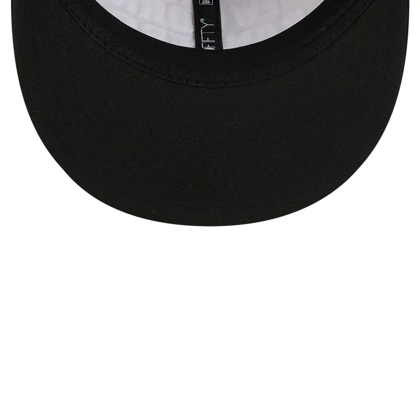 This is a New York Rangers NHL Grunge Style Plaid Black Retro Crown 59FIFTY Fitted Cap 7