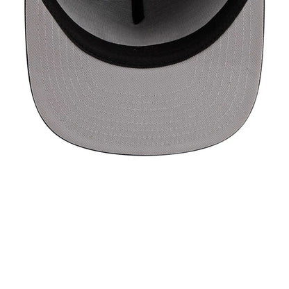 This is a New York Yankees MLB Grunge Style Plaid Open Brown 9FIFTY A-Frame Snapback Adjustable Cap 3