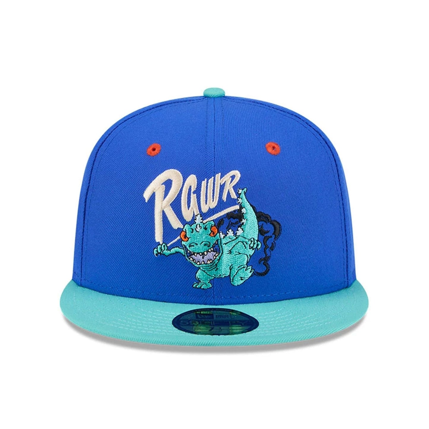 This is a Rugrats Reptar Nickelodeon Bright Blue 59FIFTY Fitted Cap 3