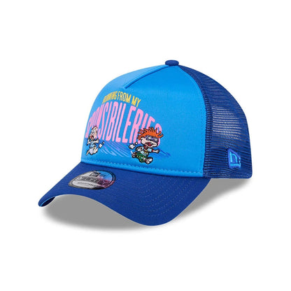 This is a Rugrats Nickelodeon Blue 9FORTY A-Frame Adjustable Cap 3