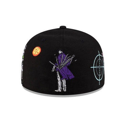 This is a Netflix Sakamoto Days Black 59FIFTY Fitted Cap 5