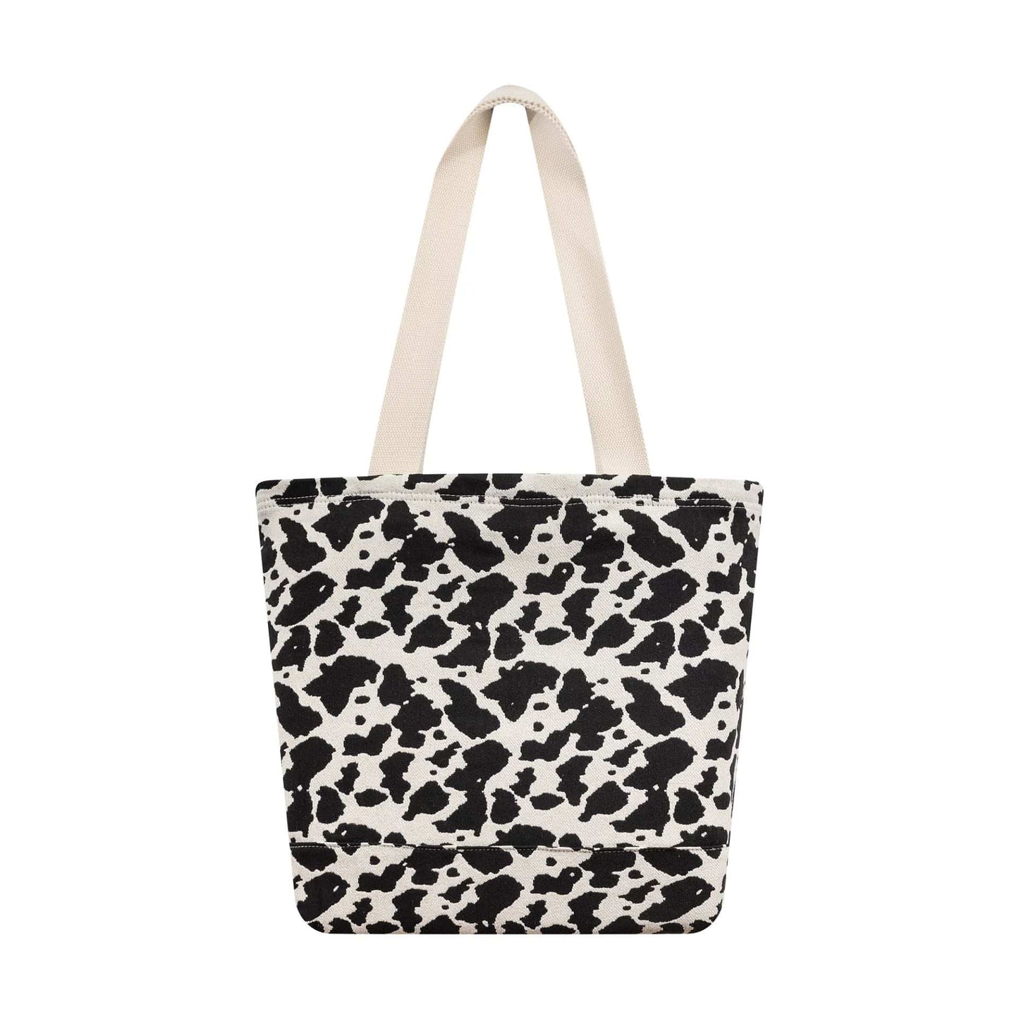 Pictured is this MLB Cow Jacquard New York Yankees Tote Bag in cream. 2