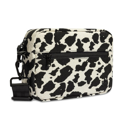 Pictured is this New Era Cow Jacquard Waist Bag in light beige. 3
