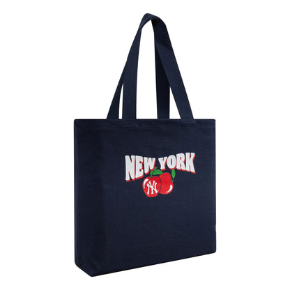 Pictured is this MLB Fruit New York Yankees Tote Bag in navy. 3