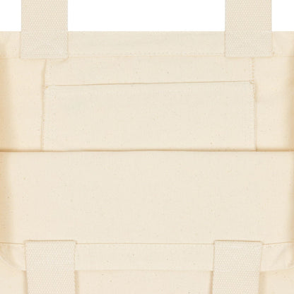 Pictured is this MLB Animal Infill LA Dodgers Tote Bag in cream. 5