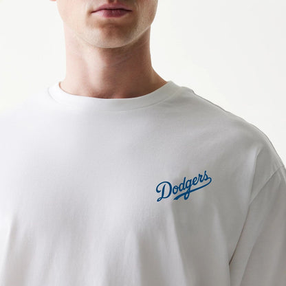 The model is wearing this MLB World Series LA Dodgers T-Shirt in white. 6