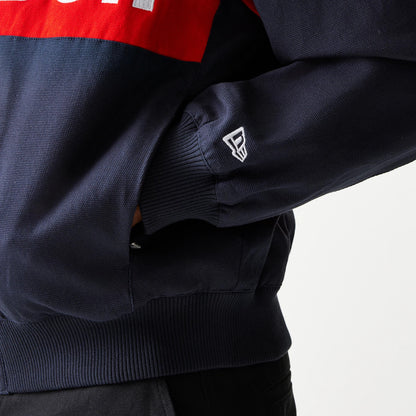 The model is wearing this Red Bull Racing Jacket in dark blue. 5