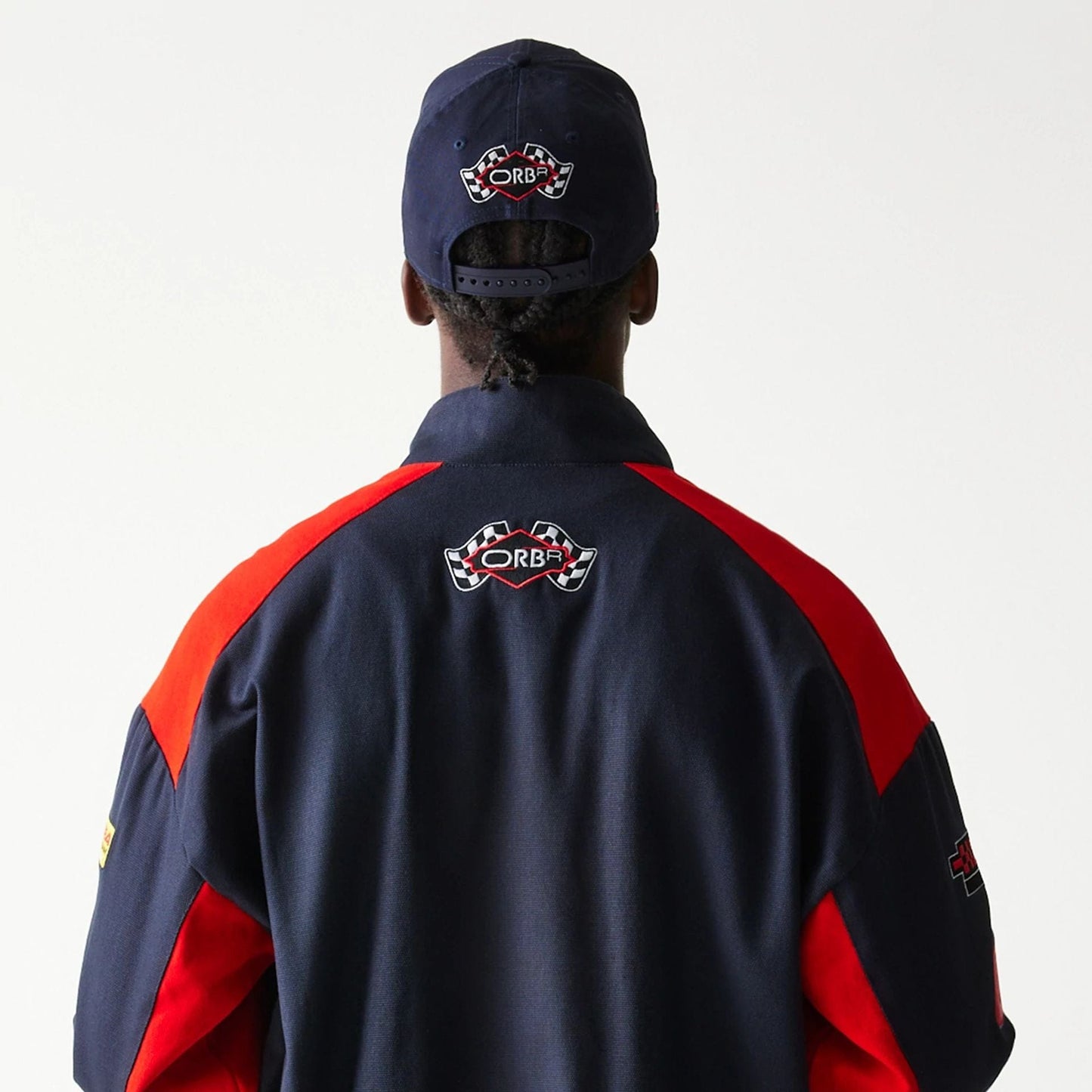 The model is wearing this Red Bull Racing Jacket in dark blue. 7