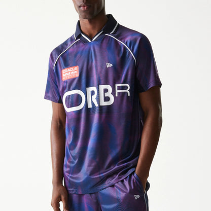 The model is wearing this Red Bull Racing All Over Print Football T-Shirt in dark blue. 4
