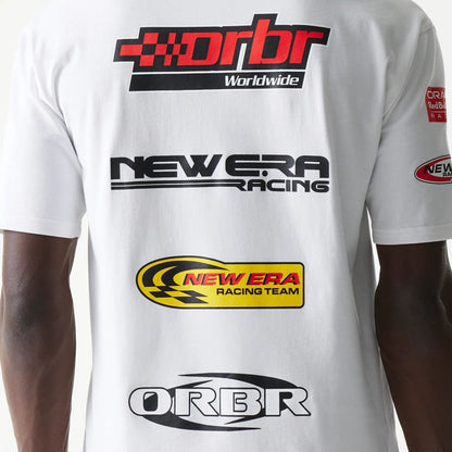 The model is wearing this Red Bull Racing Graphic Oversized T-Shirt in white. 6