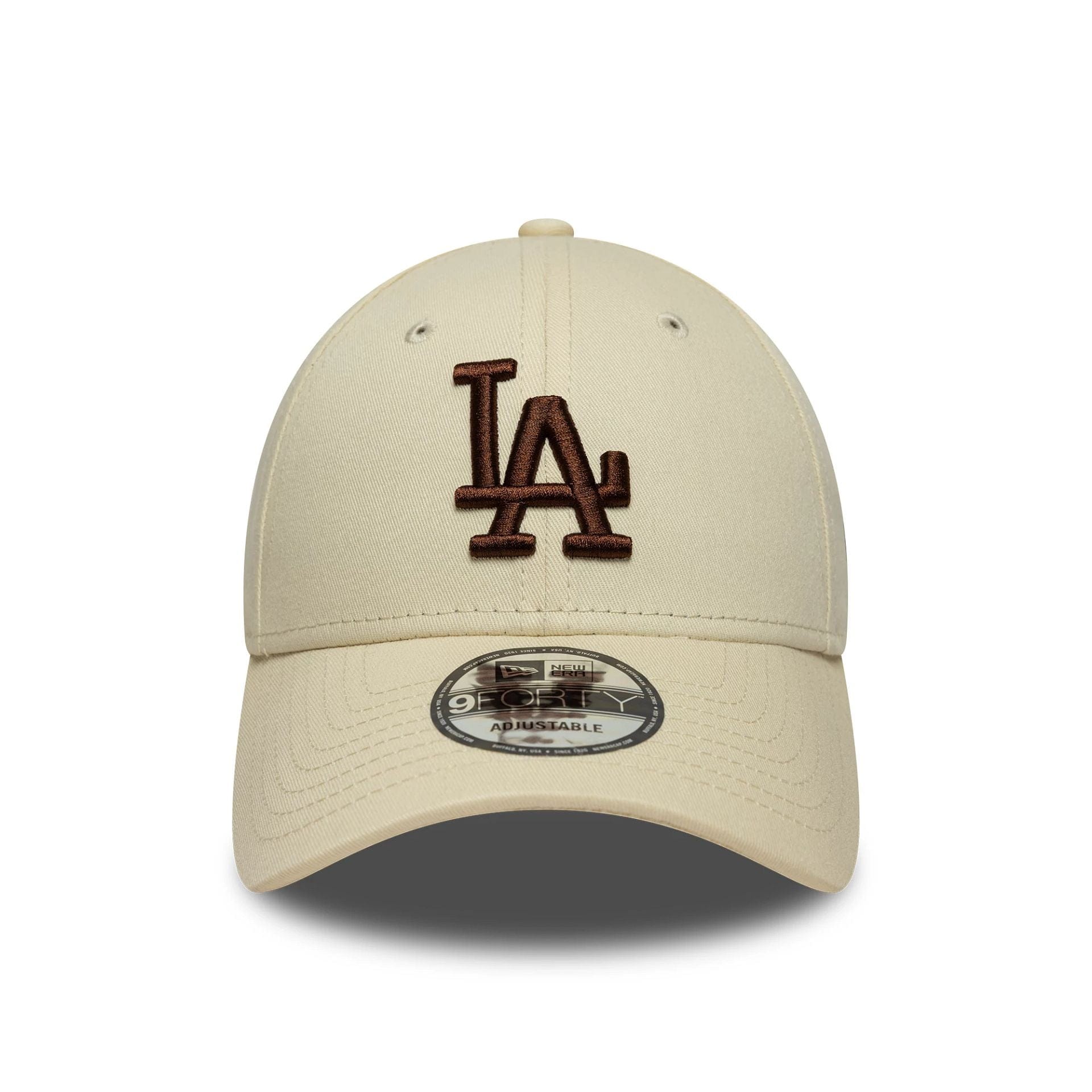 Pictured is this MLB League Essential LA Dodgers 9FORTY in light beige. 2