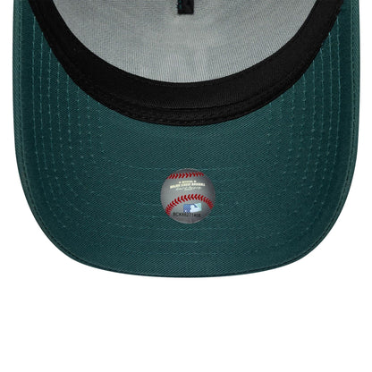 Pictured is this MLB League Essential LA Dodgers 9FORTY A-Frame Trucker in dark green. 5