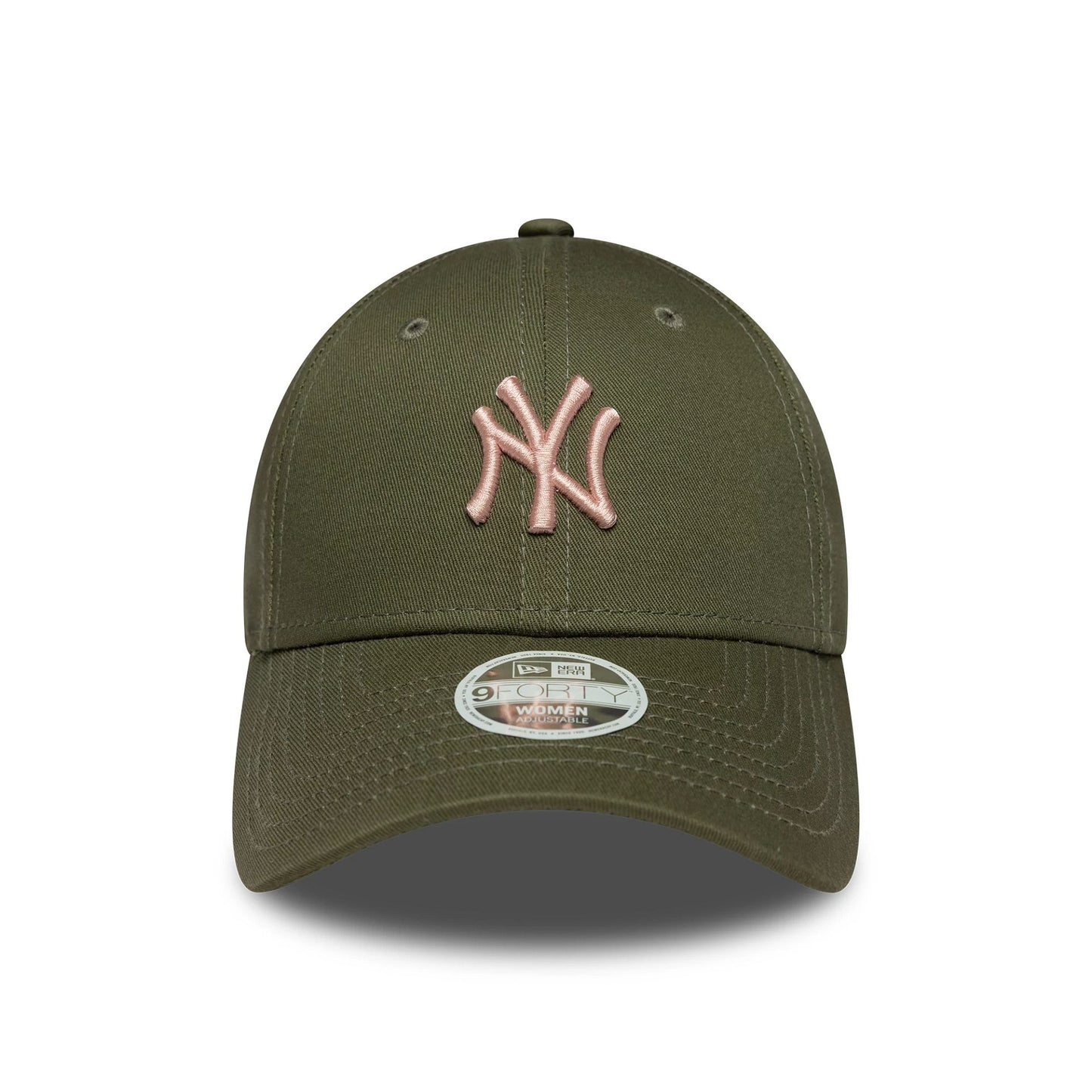 Pictured is this Womens MLB League Essential Midi New York Yankees 9FORTY in green. 2