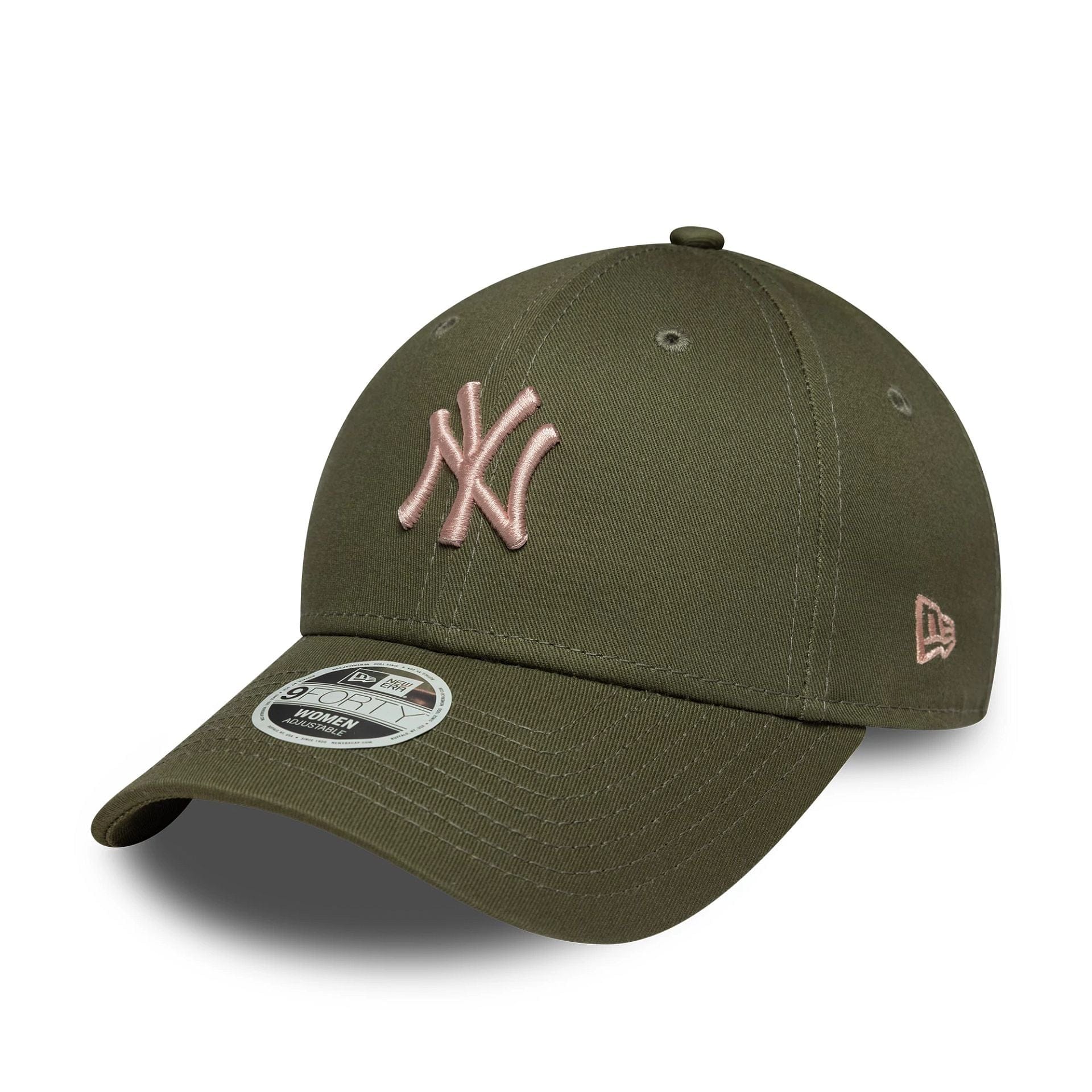 Pictured is this Womens MLB League Essential Midi New York Yankees 9FORTY in green. 1