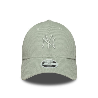 Pictured is this Womens MLB Pastel Cord New York Yankees 9FORTY M-Crown in pastel green. 2