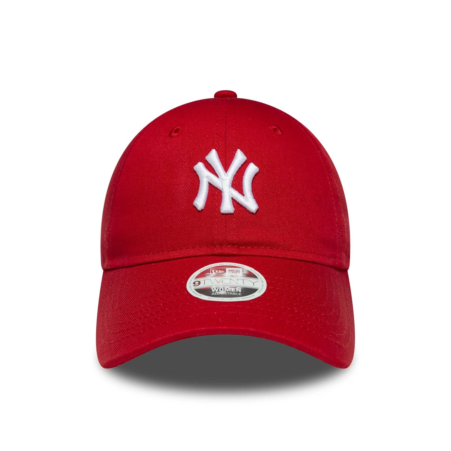 Pictured is this Womens League Essential Midi New York Yankees 9TWENTY in dark red. 2