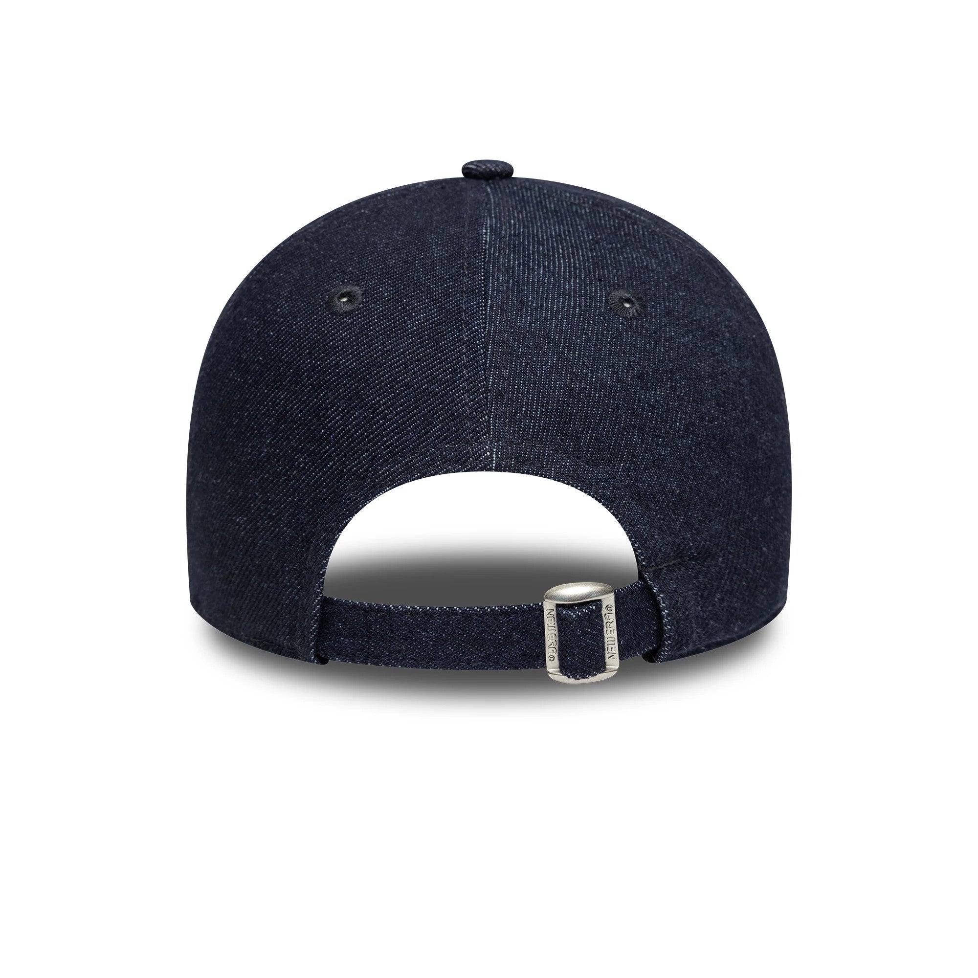 Pictured is this Womens MLB Denim Stitch LA Dodgers 9TWENTY in navy. 4