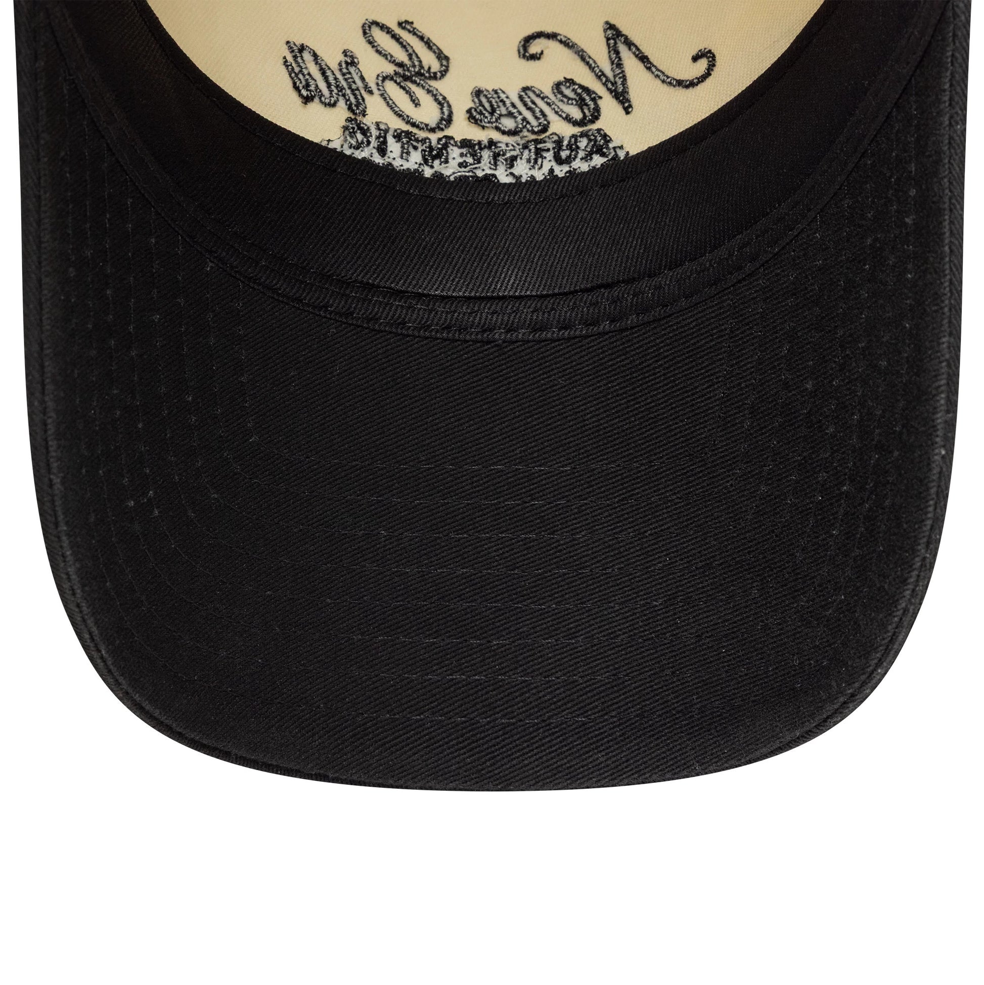 Pictured is this Womens New Era 9TWENTY A-Frame in Black. 5