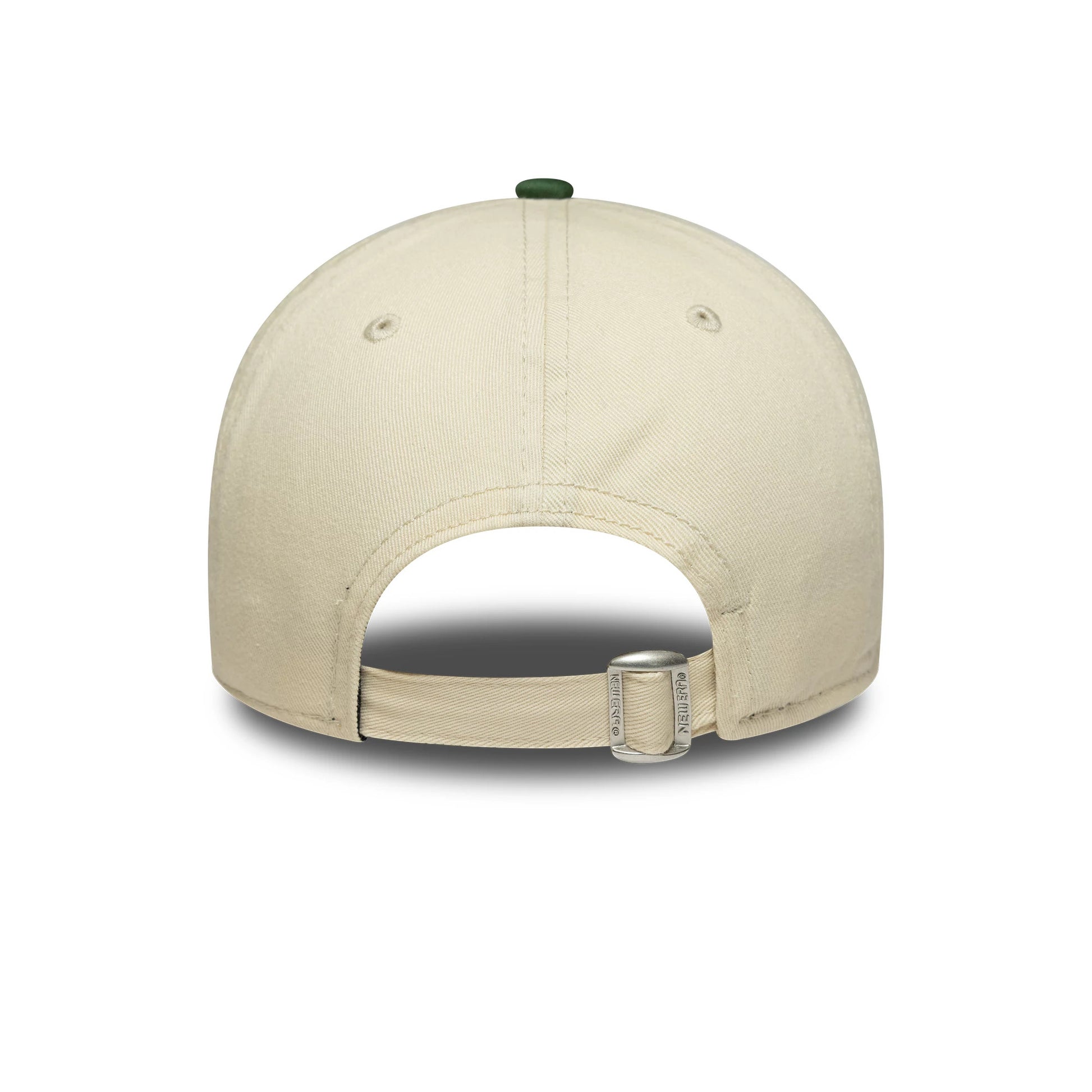Pictured is this Womens New Era 9TWENTY A-Frame in Cream. 4