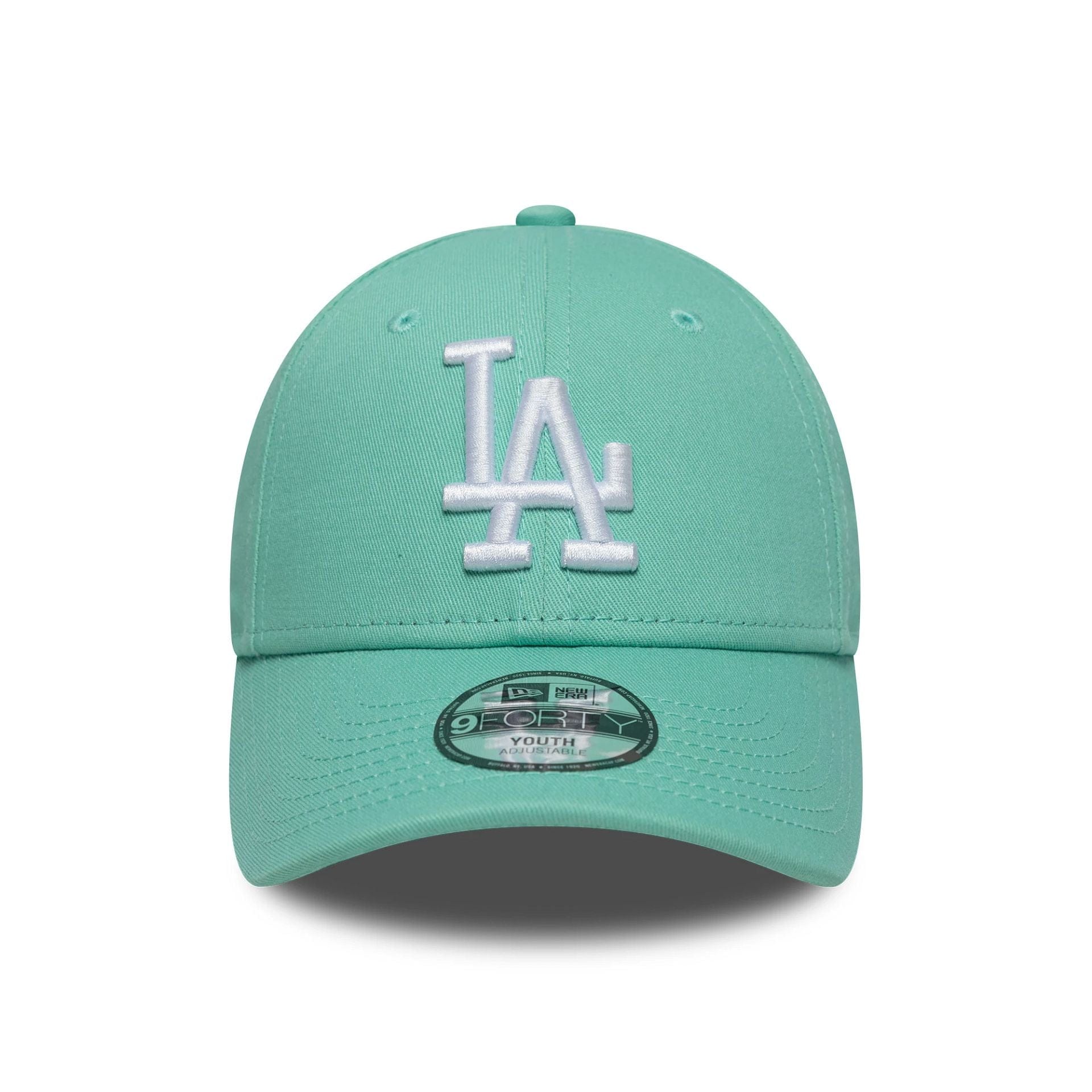 Pictured is this Youth MLB League Essential LA Dodgers 9FORTY in pastel green. 2