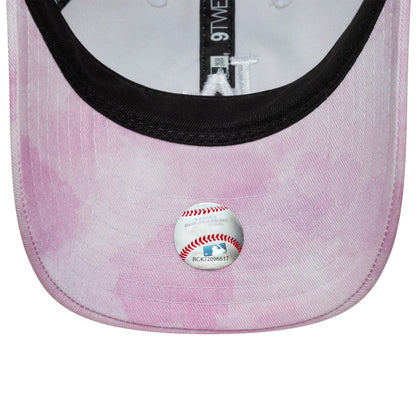 Pictured is this Youth MLB Tie Dye LA Dodgers 9TWENTY in pastel pink. 5