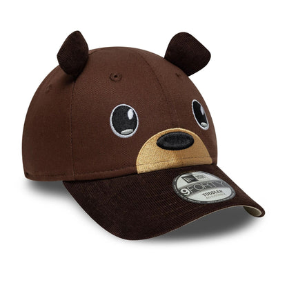 Pictured is this Toddler New Era Cord Ears 9FORTY in brown. 3