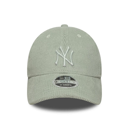 Pictured is this Youth MLB Cord New York Yankees 9FORTY M-Crown in pastel green. 2