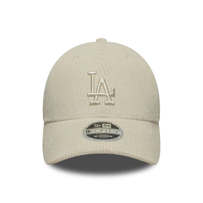 Pictured is this Youth MLB Cord LA Dodgers 9FORTY M-Crown in light beige. 2