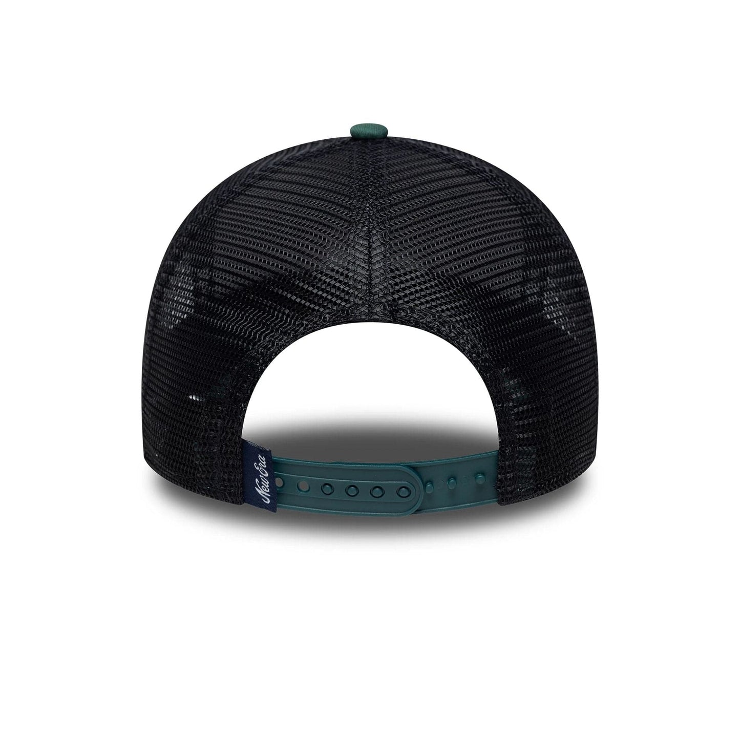 Pictured is this New Era Patch 9FORTY A-Frame Trucker in dark green. 4