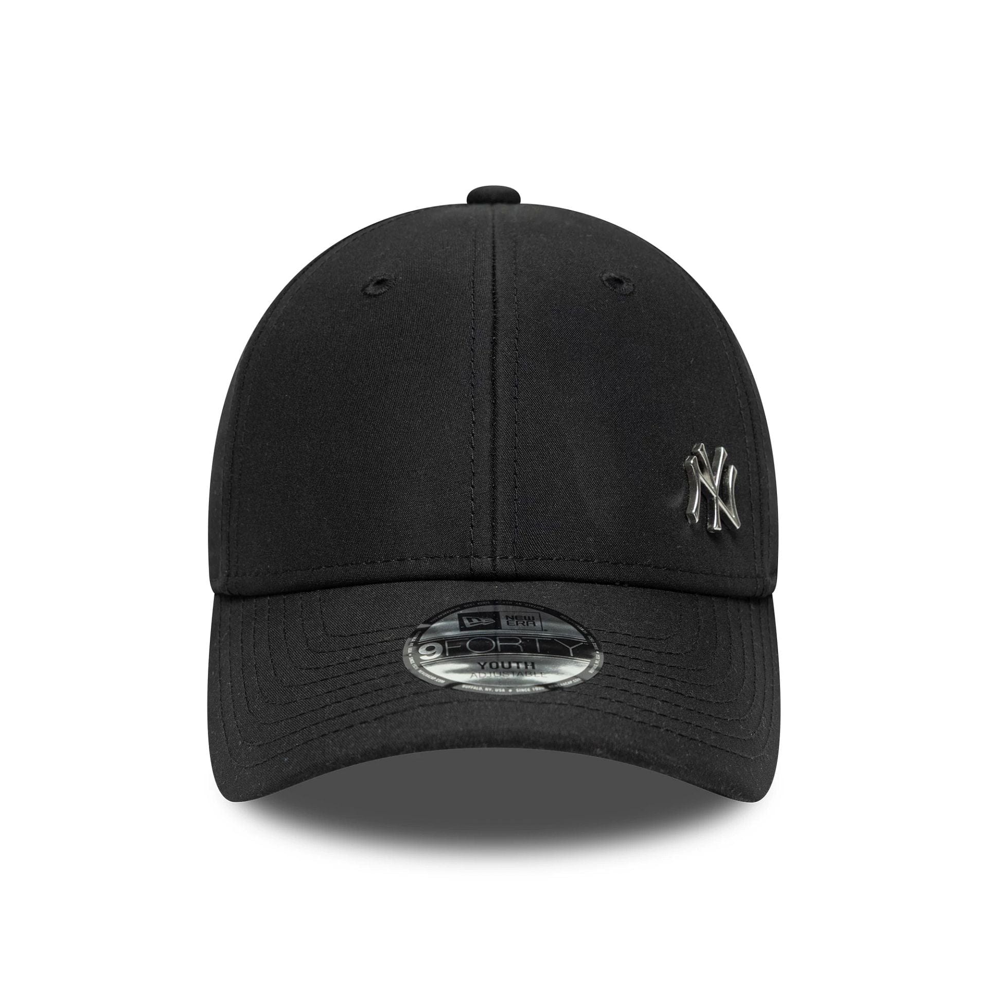 Pictured is this Youth MLB Flawless New York Yankees 9FORTY in black. 2