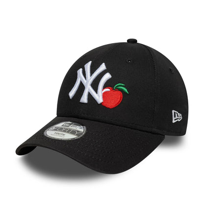 Pictured is this Youth MLB Fruit Icon New York Yankees 9FORTY in black. 1