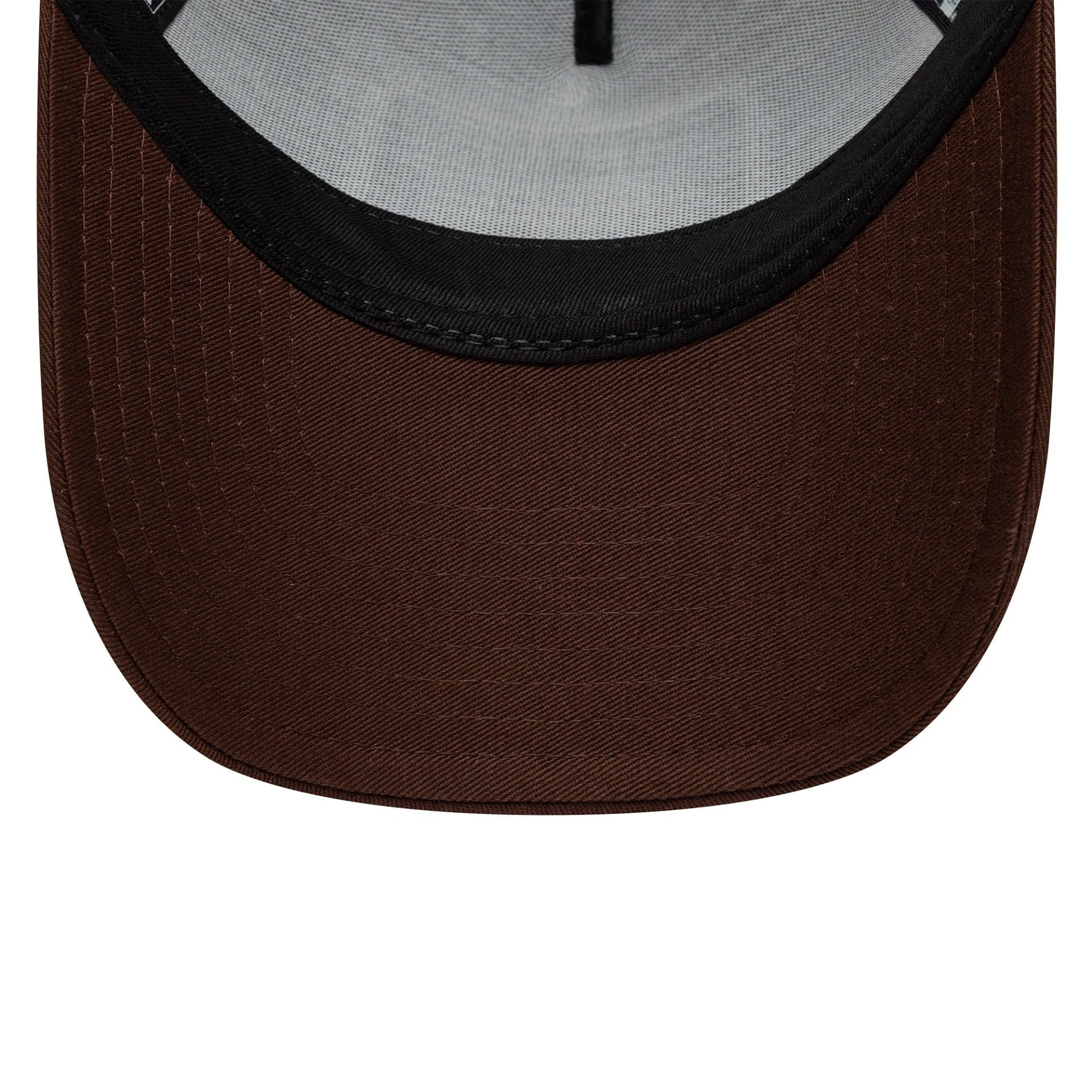 Pictured is this New Era Patch 9FORTY A-Frame Trucker in brown. 5